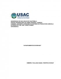Reporte Topografia LEVANTAMIENTOS DE REPASO. Página 1