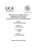 Como se da COMPROBACION DE LA LEY DE LAS PROPIEDADES DEFINIDAS