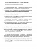 EL CANAL DE PRÉSTAMOS BANCARIOS DE LA POLÍTICA MONETARIA