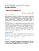 Identificación y análisis de la administración en las áreas funcionales de la organización.