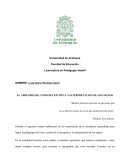 EL APRENDIZAJE COMO DECEPCIÓN: LA INTERPRETACIÓN DE LOS SIGNOS