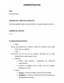 Administracion idea Pay frio de limón