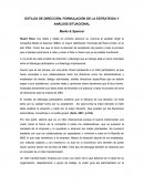 ESTILOS DE DIRECCIÓN, FORMULACIÓN DE LA ESTRATEGIA Y ANÁLISIS SITUACIONAL Marks & Spencer