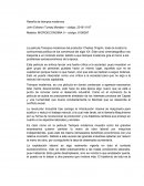 Ejemplo de Reseña tiempos modernos