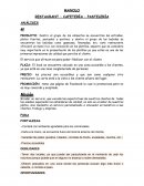 MANOLO RESTAURANT – CAFETERÍA – PASTELERÍA