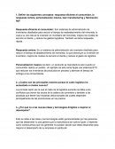 Definir los siguientes conceptos: respuesta eficiente al consumidor, la respuesta certera, personalización masiva, lean manufacturing y fabricación ágil.