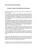 Herodoto talia capitulo 132 e informacion sobre Democedes