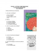 PRUEBA LECTURA COMPLEMENTARIA “La maravillosa Macedonia”
