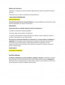 Características generales de la muestra problema: La muestra problema es de color blanco, tiene apariencia granulada y es inodoro ( No tiene olor )