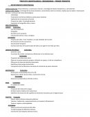 PROYECTO ODONTOLOGICO. CRONOGRAMA – PRIMER TRIMESTRE