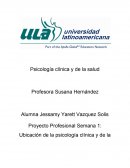 En que consiste la Ubicación de la psicología clínica y de la salud en el universo de la psicología y las ciencias de la salud.