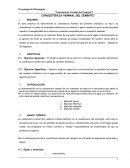 CONSISTENCIA NORMAL DEL CEMENTO. OBJETIVOS