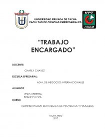 DIAGRAMA DE PROCESOS - UPT. Página 1