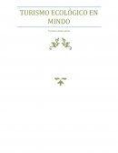 TURISMO ECOLÓGICO EN MINDO