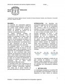 PRUEBAS DE CARACTERIZACION DE ALCOHOLES. Laboratorio de Química Orgánica General