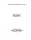 ANTEPROYECTO DE INGENIERÍA DE MÉTODOS Y TIEMPOS