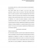 Modelo, Amparo, juridicidad RELACIÓN DE LOS HECHOS