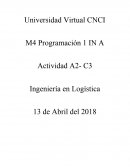 ACTIVIDAD A2-C3 Ingeniería en Logística
