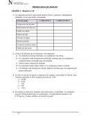 Hoja Trabajo: Materia y Sistema Internacional Los siguientes procesos representan cambios físicos o químicos. Identifíquelos señalando con un aspa donde corresponda.