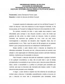 DISCIPLINA: EPISTEMOLOGIA DA CIÊNCIA E POLÍTICAS DE SAÚDE E ENFERMAGEM