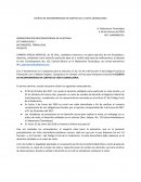 Inconformidad visita domiciliaria ADMINISTRACION DESCONCENTRADA DE AUDITORIA