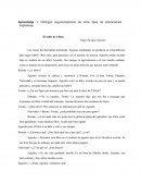Distinguir argumentaciones de otros tipos de interacciones lingüísticas.