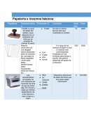 Papelería e insumos básicos