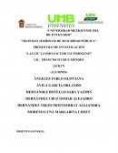 PROTOCOLO DE INVESTIGACIÓN “LAS TIC’s COMO FACTOR VICTIMÓGENO”