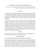 Análisis desde la epidemiología crítica “Y la banda sigue tocando”