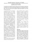 Seguridad Alimentaria y Nutricional a nivel Mundial