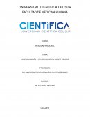 CONTAMINACIÓN POR MERCURIO EN MADRE DE DIOS