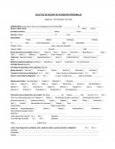 SOLICITUD DE SEGURO DE ACCIDENTES PERSONALES