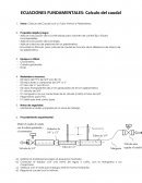 Tema: Cálculo del Caudal con un Tubo Venturi y Piezómetros.