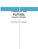 Plan de sesion de futbol