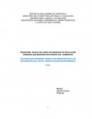 PROGRAMA EDUCATIVO PARA ESTUDIANTES DE EDUCACIÓN PRIMARIA QUE MANIFIESTAN CONDUCTAS AGRESIVAS [a]