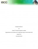 Aseguramiento de los procesos de una organización según norma ISO 9001:2015