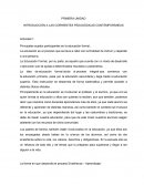 COMO SE DA LA INTRODUCCIÓN A LAS CORRIENTES PEDAGÓGICAS CONTEMPORÁNEAS