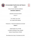 Técnicas de separación de mezclas”
