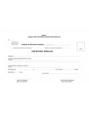 MODELO ÚNICO NACIONAL DE CERTIFICADO MODULAR
