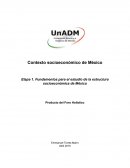 Fundamentos para el estudio de la estructura socioeconómica de México