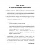 DERECHO CONSTITUCIONAL ARTÍCULOS 135 Y 136