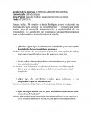 Ejemplo de un Cuestionario de logistica