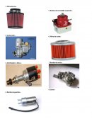 25 partes del automobil