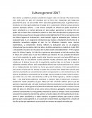 Cultura general 2017