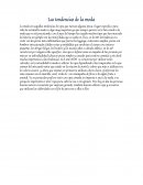 Moda Las tendencias de la moda