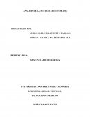 ANALISIS DE LA SENTENCIA 18155 DE 2016