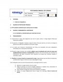 Inspeccionar la carga, para asegurarse que esté sin grasa, aceite, ni tenga ángulos filudos que representen peligros.