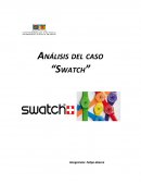 Analisis caso swatch La industria de los relojes experimentó una evolución a través del tiempo.