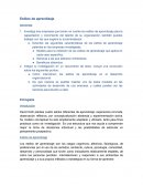 Estilos de aprendizaje - Ensayo