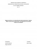 Como se da el Método informativo en la Unidad Educativa Nacional Bolivariana “Gabriela Mistral” acerca de las consecuencias de la detonación de una bomba nuclear en el ecosistema